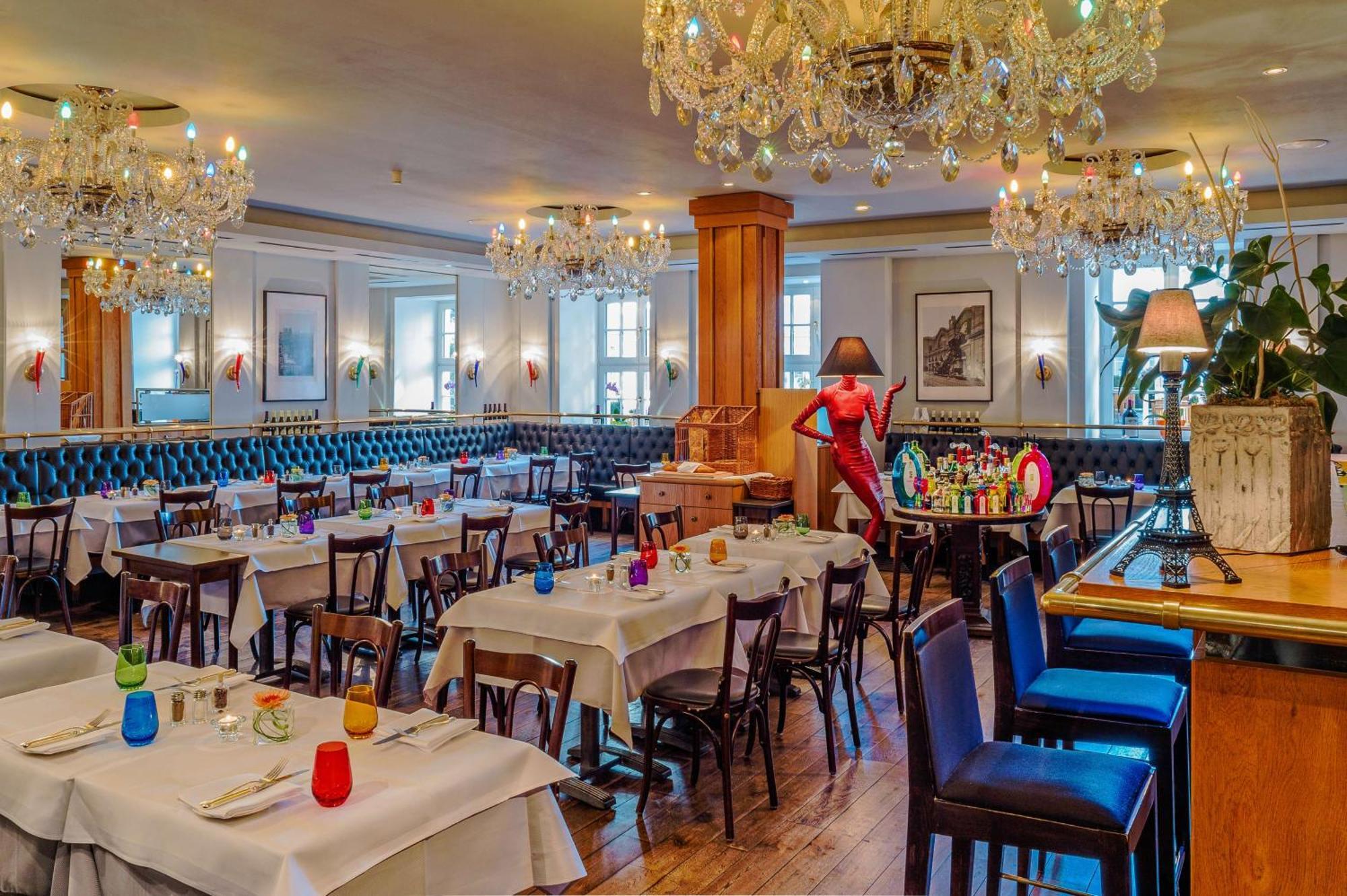 Hotel Taschenbergpalais Kempinski Dresden Buitenkant foto The restaurant's interior